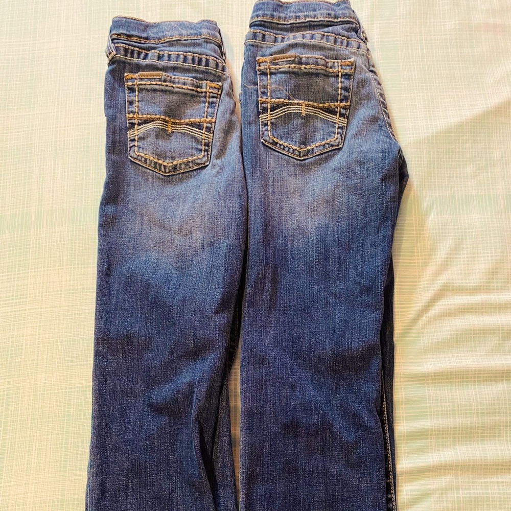 2 pair Boys ariat jeans